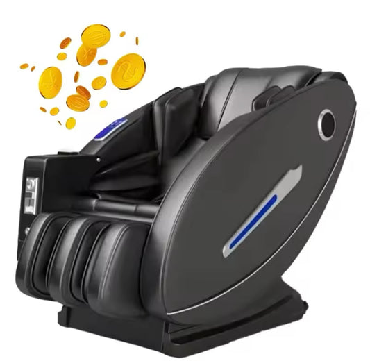 New Coin Operated Commercial 3D Zero Gravity Vending Massage Chair with Payment System