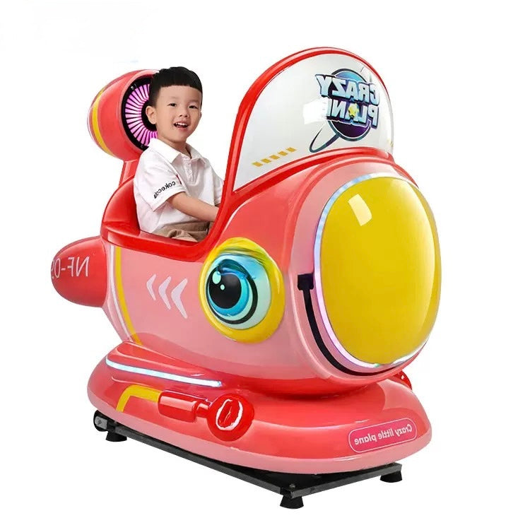 Coin Operated Kids Shaking Car Game Machine Indoor Kiddie Rides Swing Game Machine