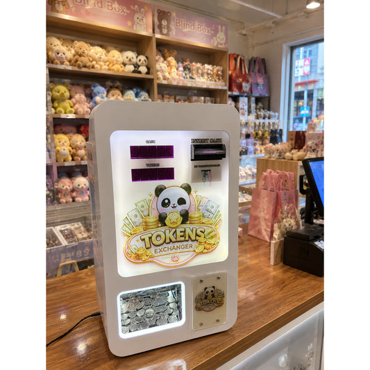 Desktop Token Exchange Machine Compact & Space Saving