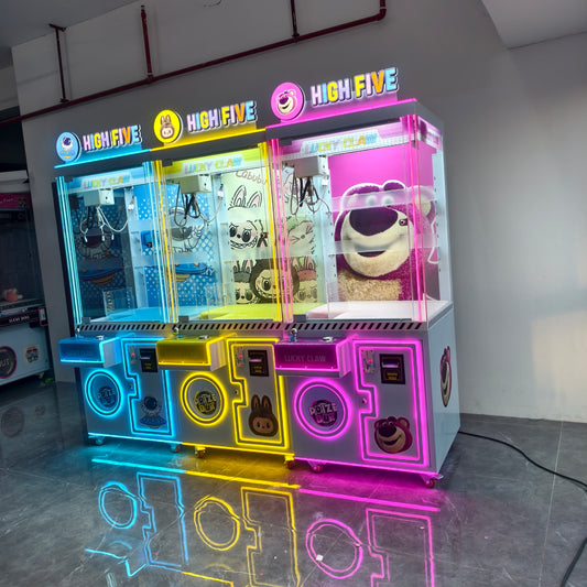 Color LED Claw Machine – For Kids Zone / Mall / Event Use
