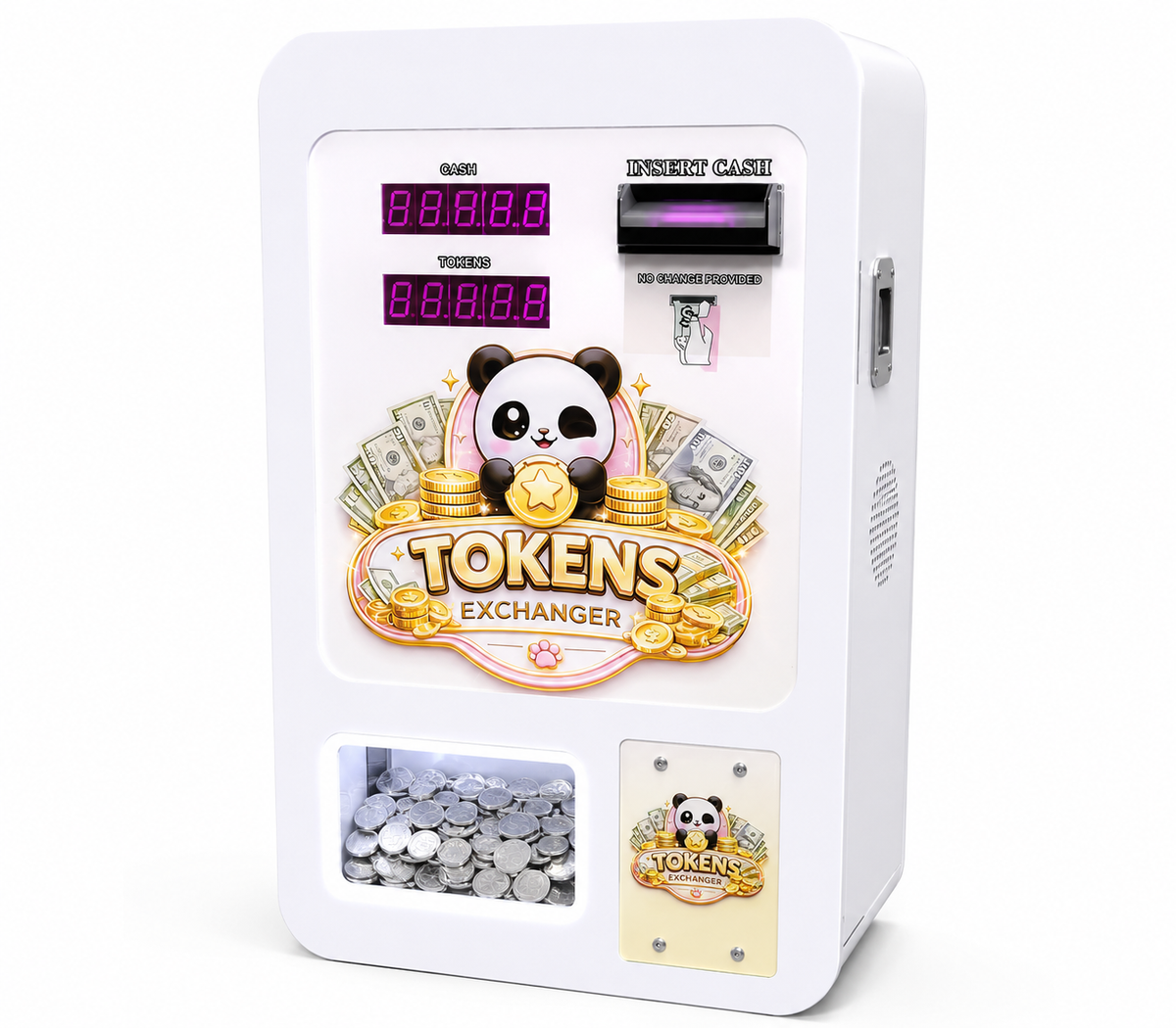 Desktop Token Exchange Machine  Compact & Space Saving