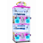 4Player Commercial Claw Machine Multi Station LED Crane Prize Game