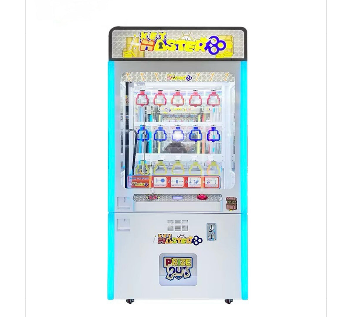 RGB Key Master Prize Machine Commercial LED Arcade Skill Game