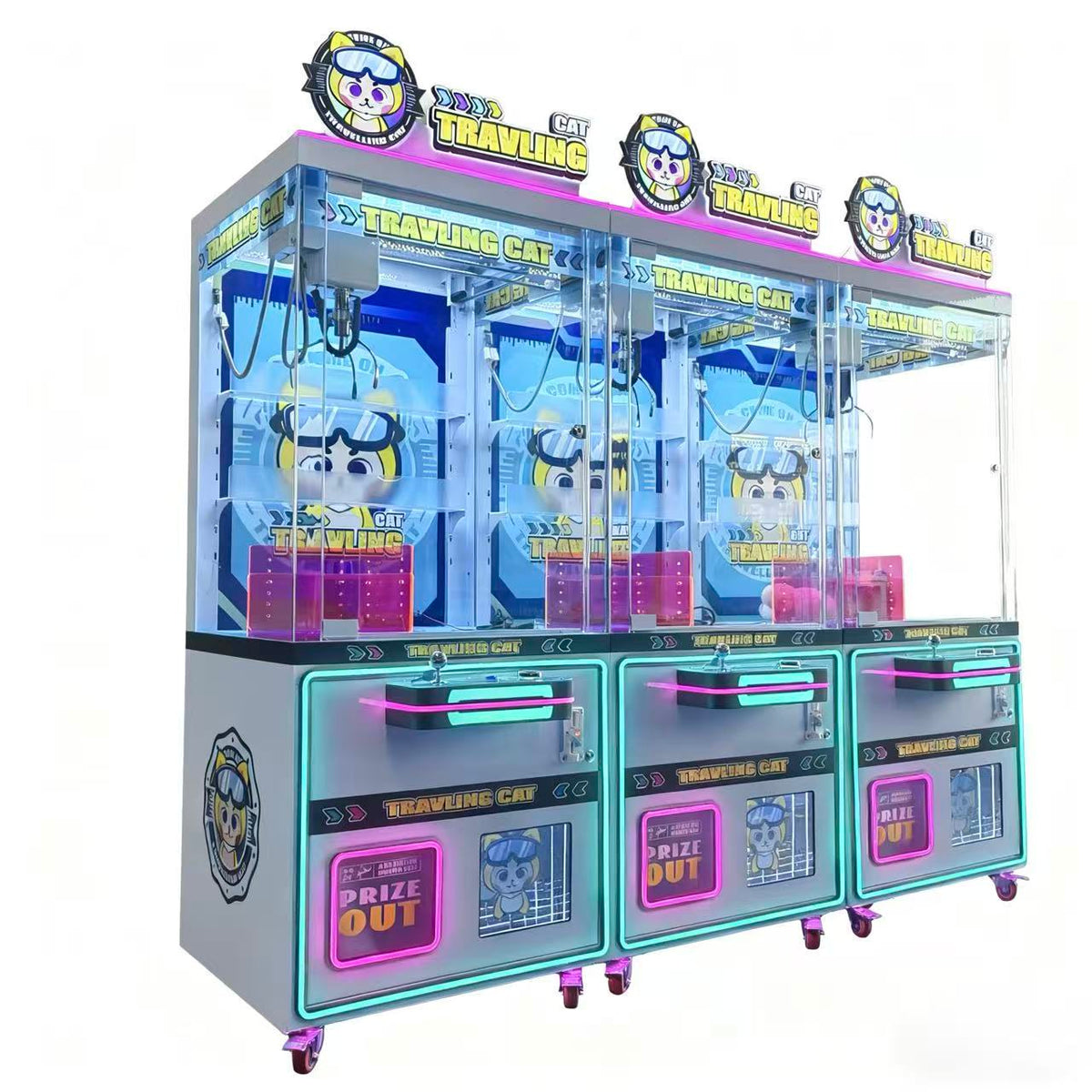 Full Size Commercial Claw Machine LED Crane Prize Game