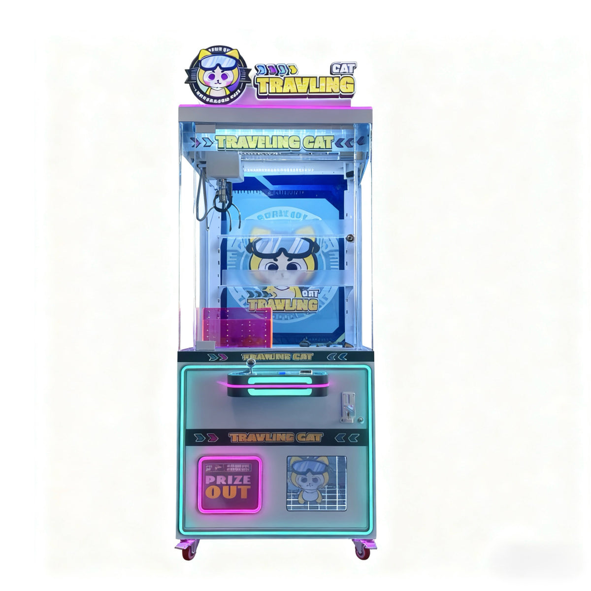 Full Size Commercial Claw Machine LED Crane Prize Game