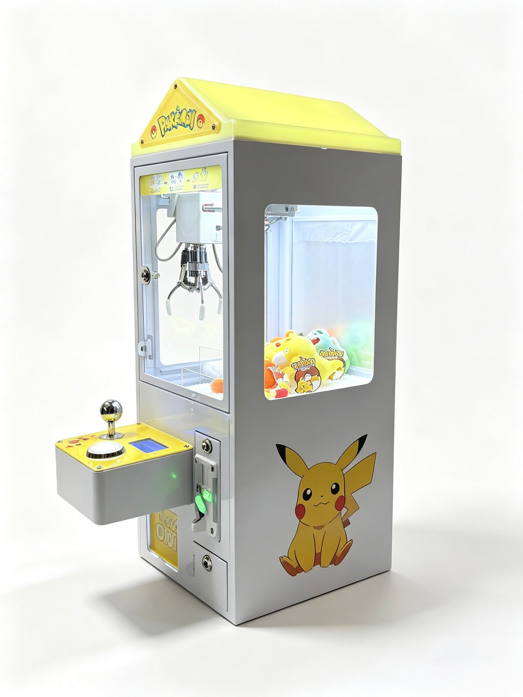 Mini Tabletop Claw Machine Coin Operated Prize Grabber LED Lights 110V