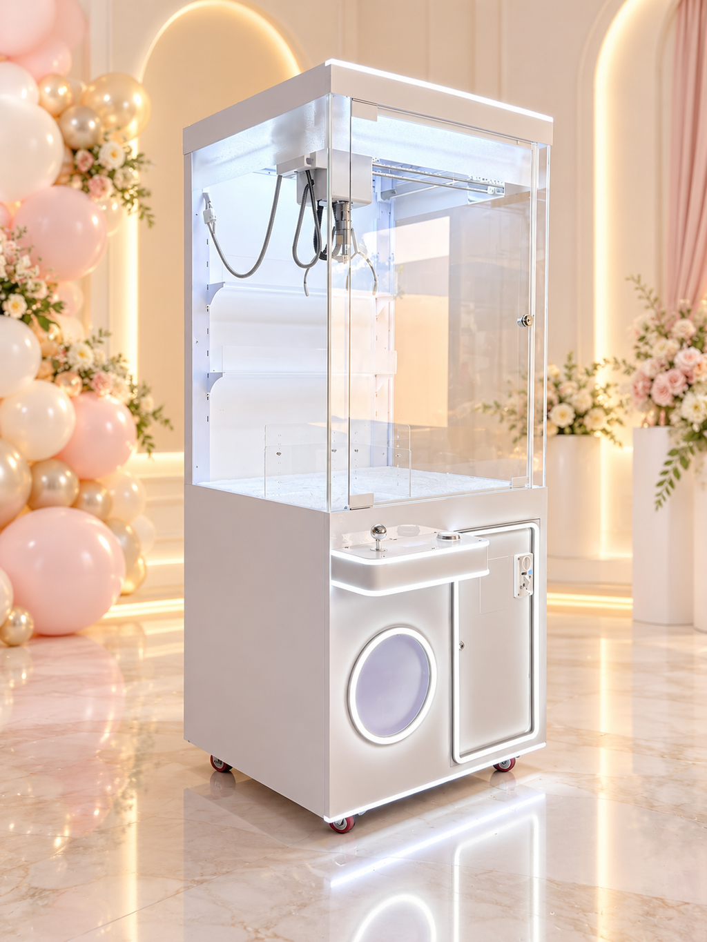 Full Size Commercial White Claw Machine for Sale with Coin Operated Prize Game