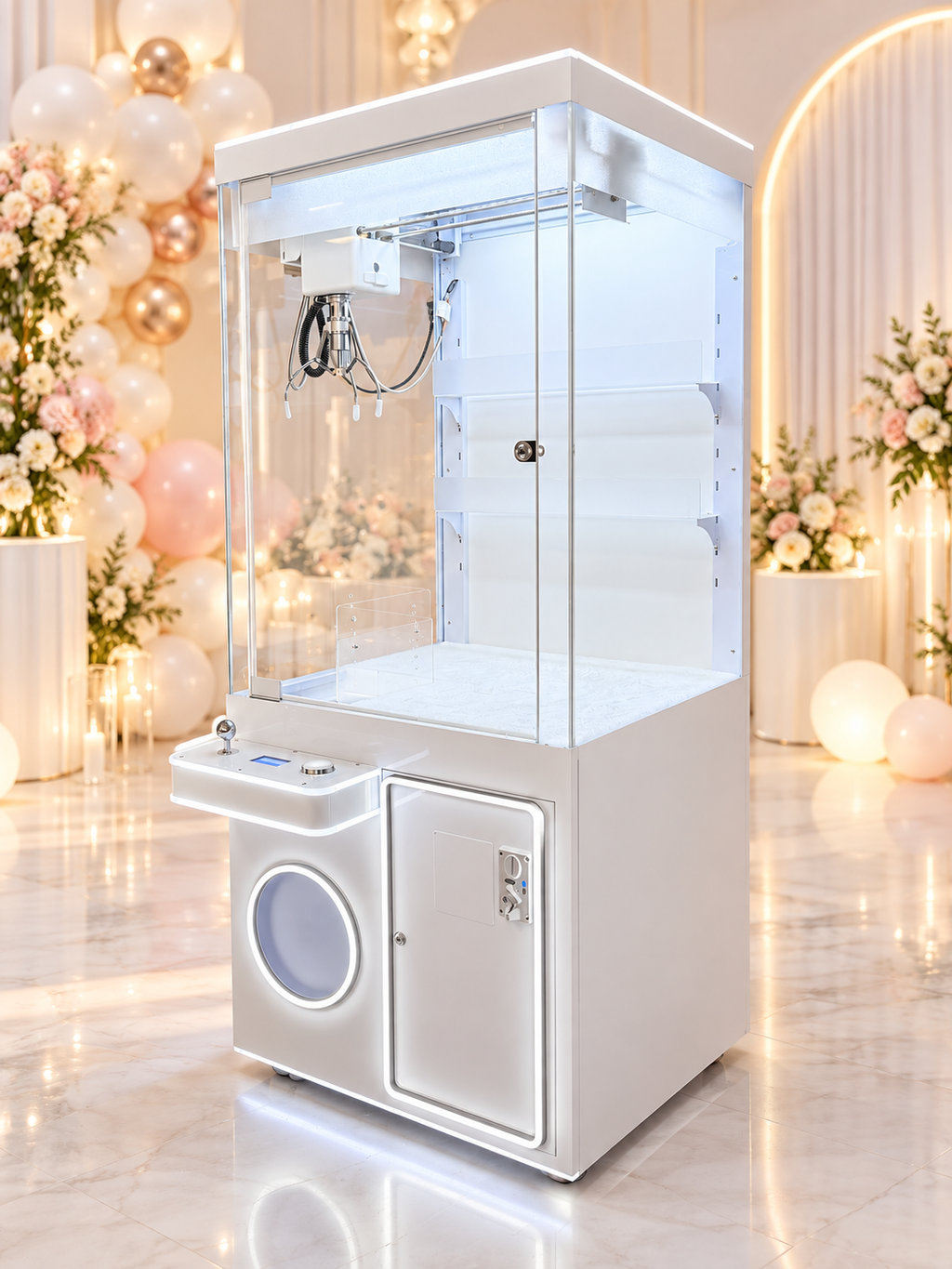 Full Size Commercial White Claw Machine for Sale with Coin Operated Prize Game