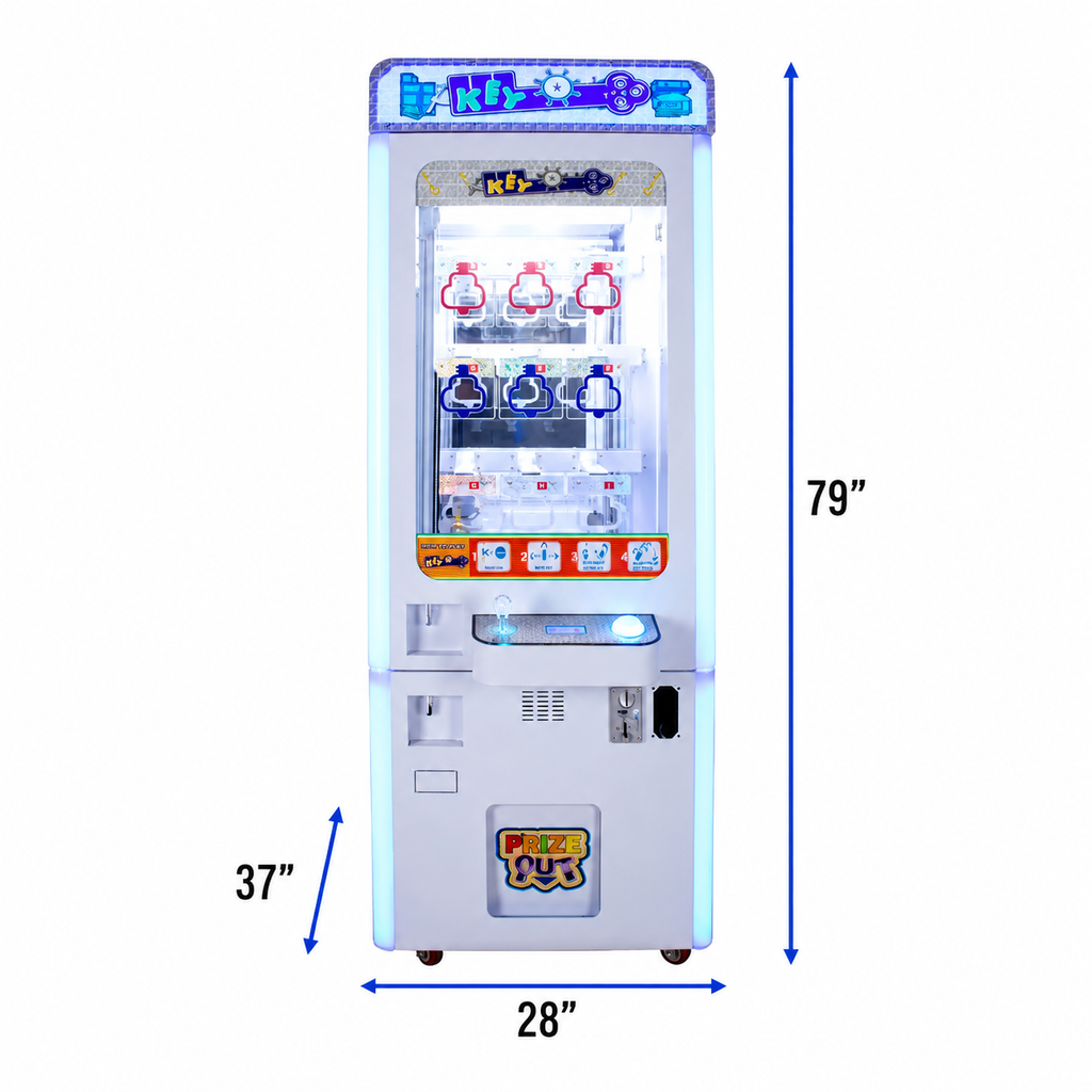 🔑9 Hole Key Master Prize Machine Commercial Skill Based Arcade Game