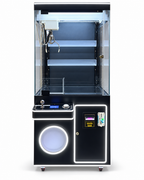 Modern Black Claw Machine with White LED Lights Bill Acceptor Coin