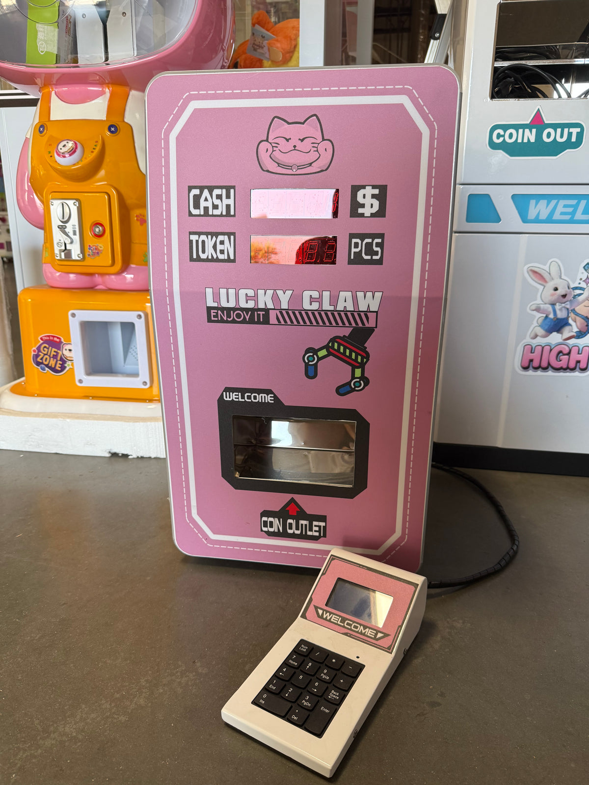 Tabletop Token Dispenser