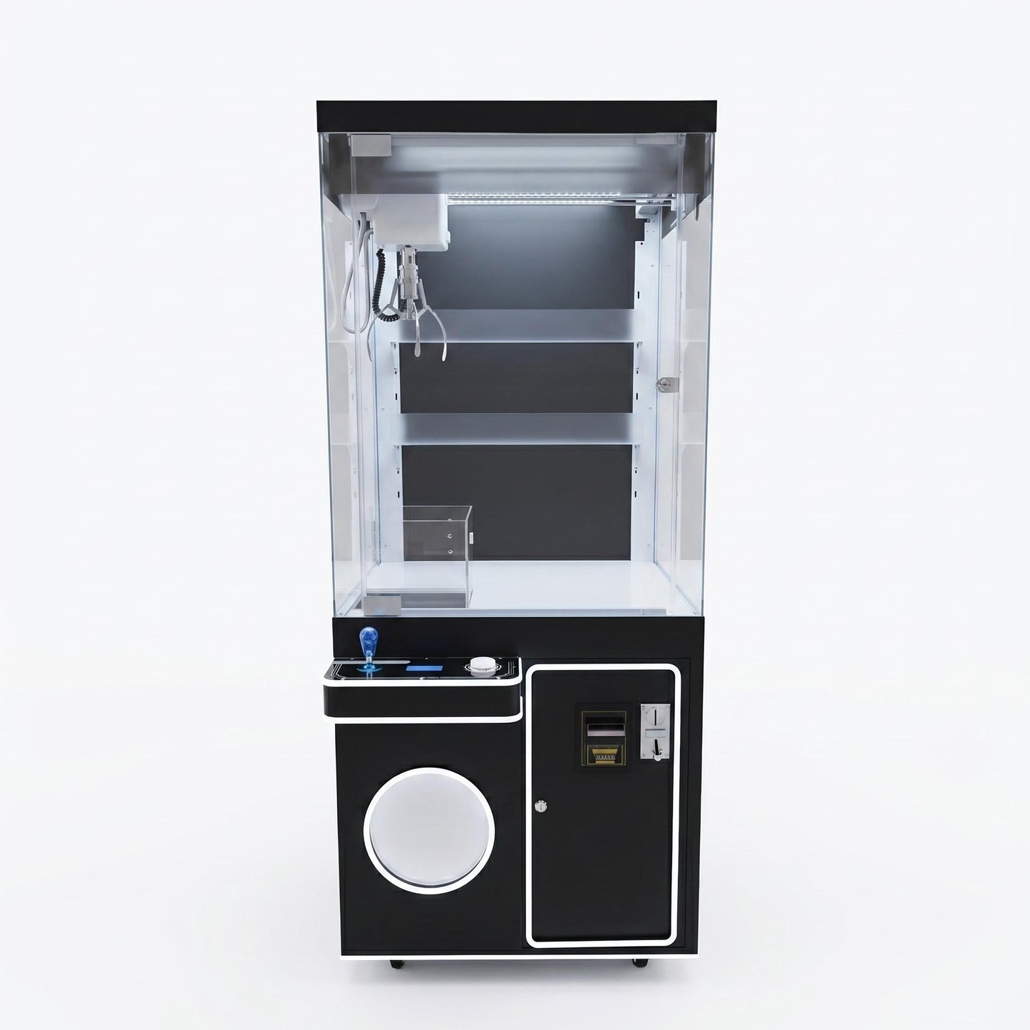 Black Edition Commercial Claw Machine Premium Arcade Crane Machine with LED Lights