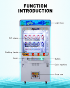 RGB Key Master Prize Machine Commercial LED Arcade Skill Game