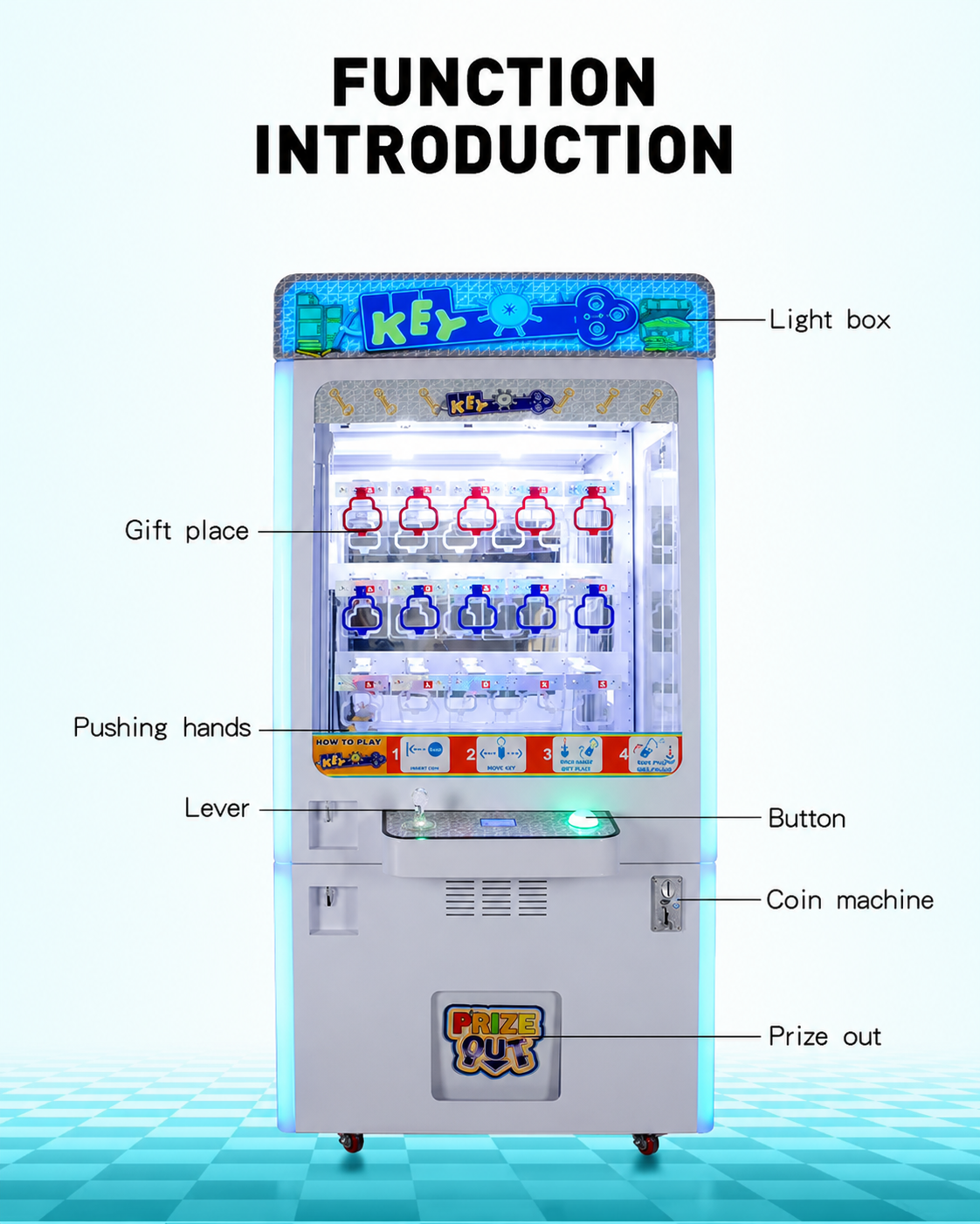 RGB Key Master Arcade Machine High Five Arcade