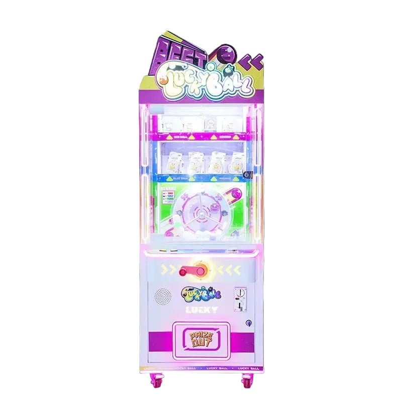 Lucky Ball Blind Box Game Machine
Shake Ball Prize Machine with LED Lights