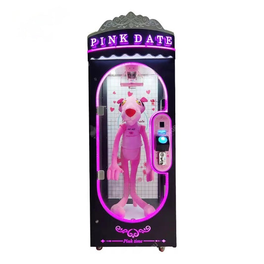 Coin Operated Arcade Pink Date Cut Your Prize Machine Claw Gift Game Machine Toy Vending Claw Machine