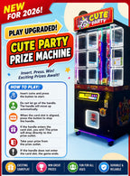 Cute Party Commercial Prize Machine with LED Lights