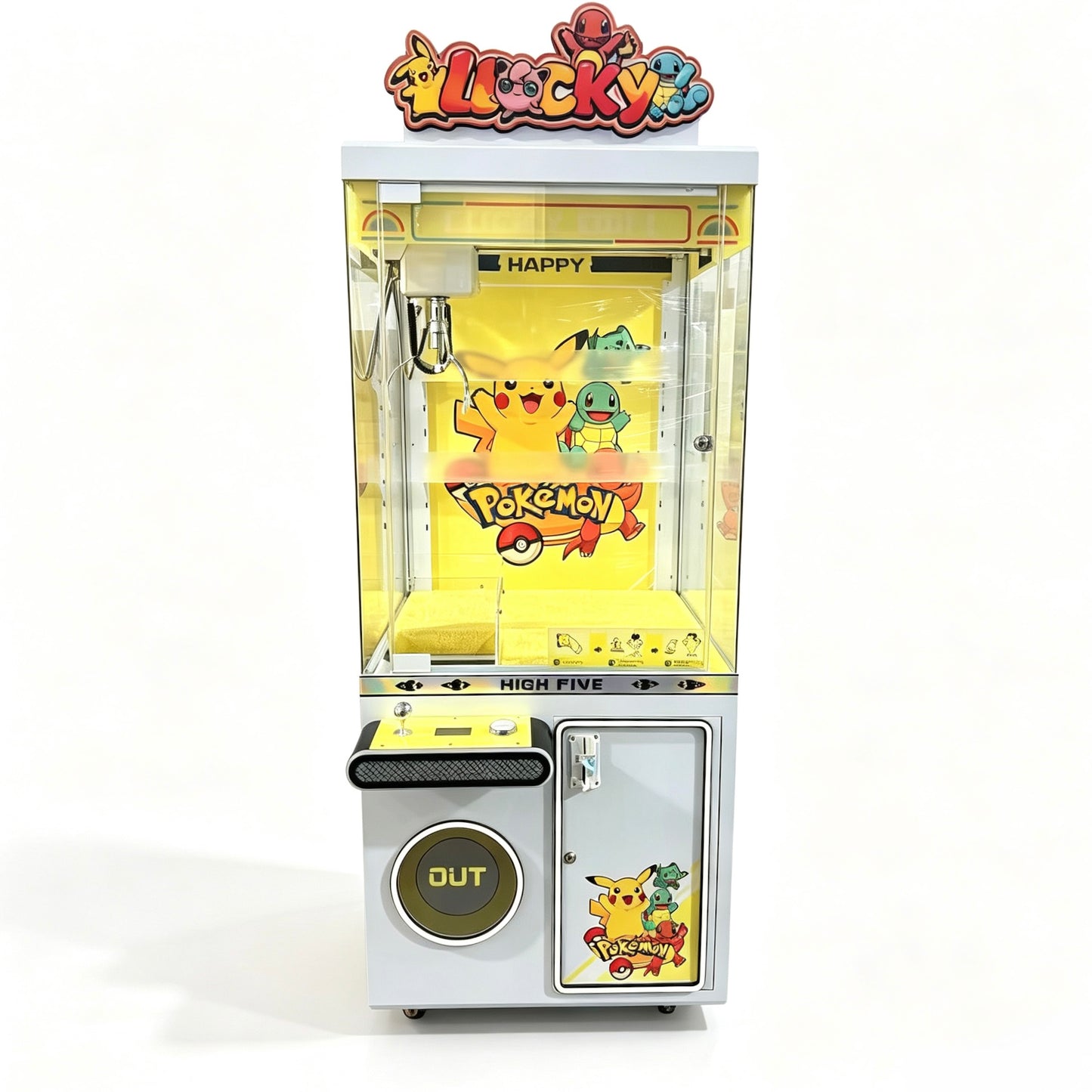 Full Size Claw Machine Commercial Arcade Crane Game with LED Lights