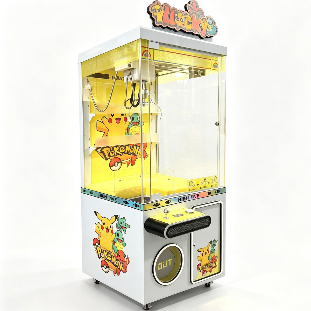 Full Size Claw Machine Commercial Arcade Crane Game with LED Lights