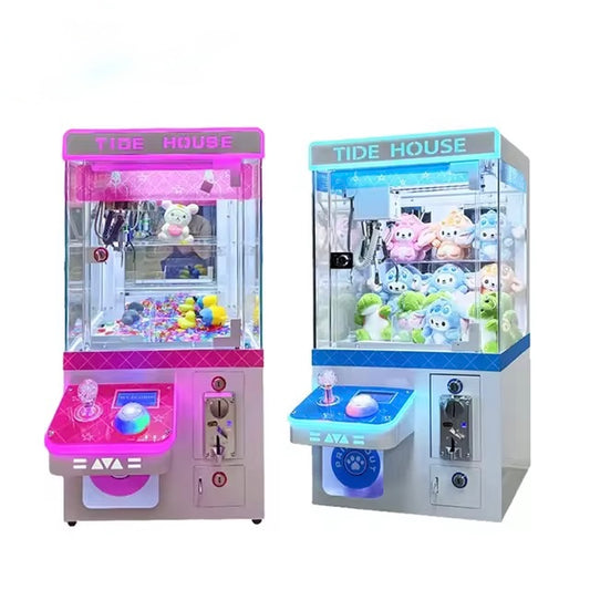 Mini Claw Machine with LED Lights – Compact Arcade Style Prize Catcher for Toys & Plushies