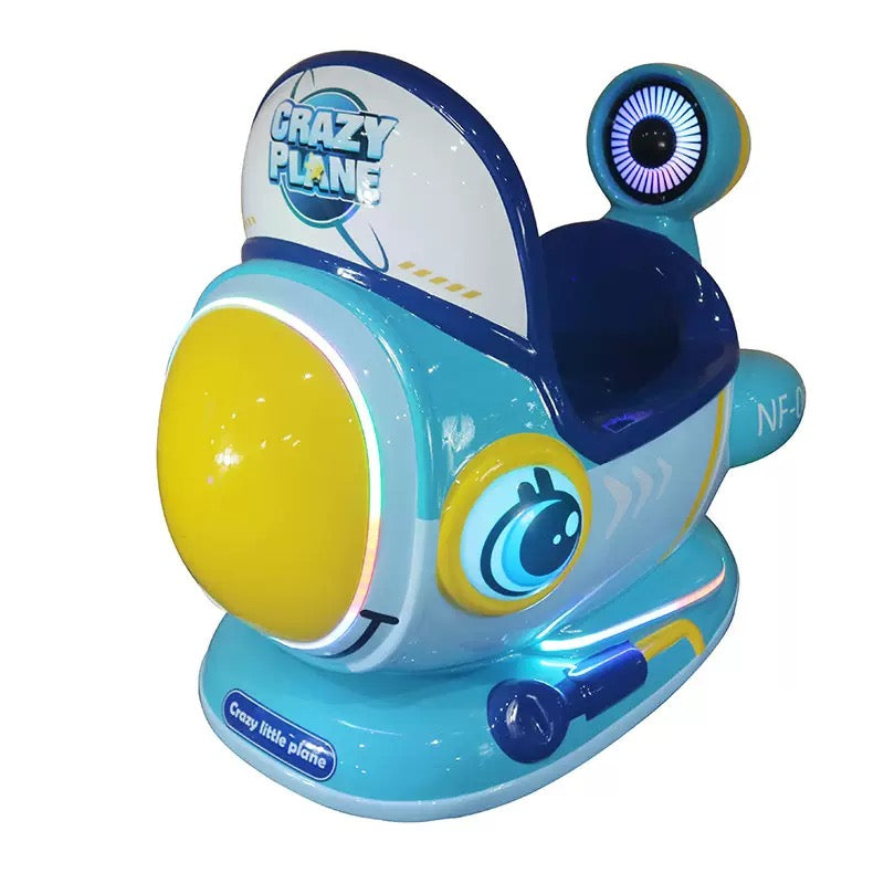 Airplane Kiddie Ride Machine Coin Operated Commercial Kids Amusement Ride