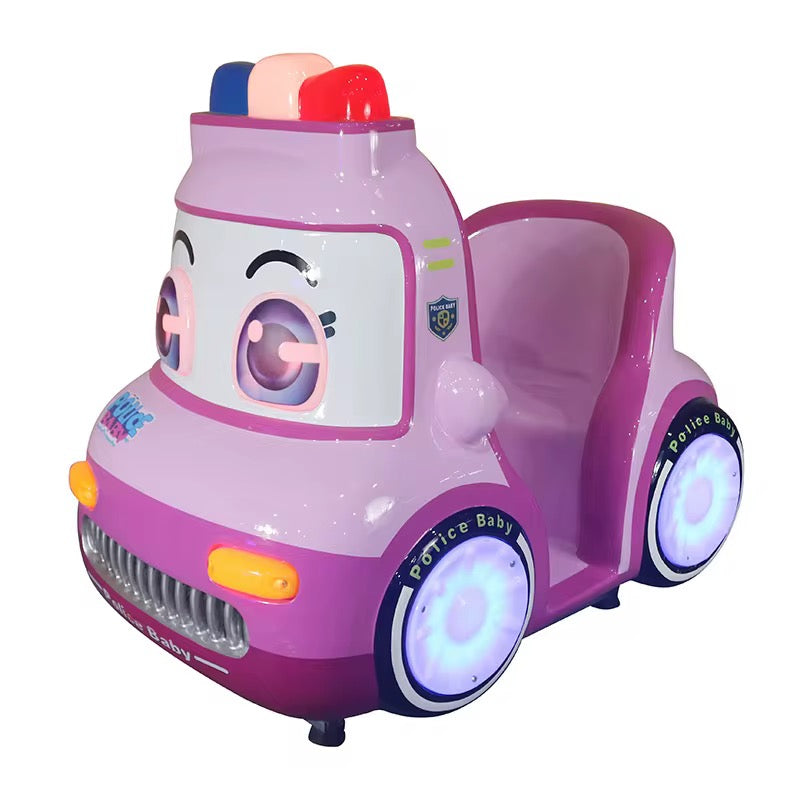 Police Baby Kiddie Ride – Electric Motion Car with Music & Lights for Kids