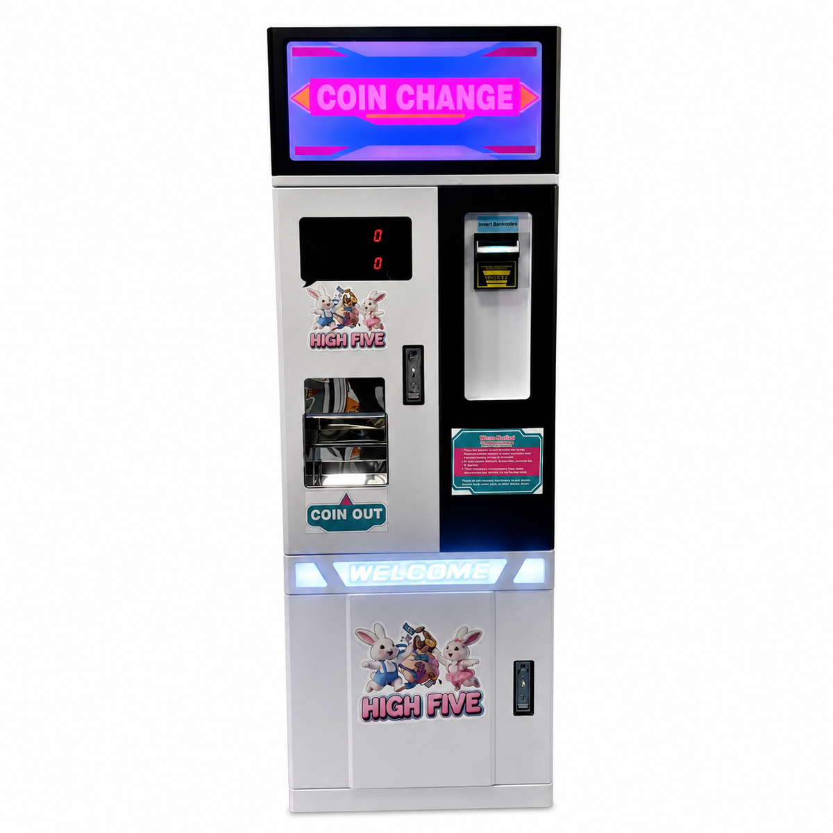💰 Commercial Token Exchange MachineDefault with Bill Acceptor Included ✅Optional Nayax Card Reader Upgrade Available 💳