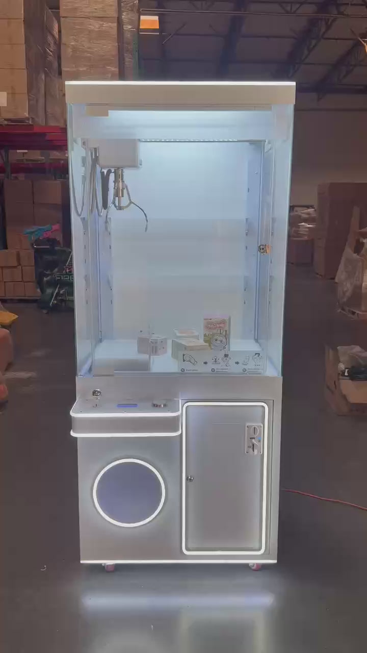 Full Size Commercial White Claw Machine for Sale with Coin Operated Prize Game